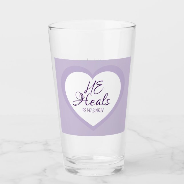 Verre God Heals the Brokenhearted Light Purple Comfort (Devant)
