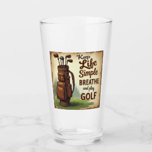 Verre Golf Respirer Et Jouer Golf