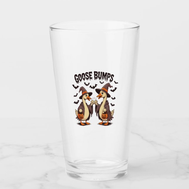 Verre Goose Bumps Halloween Witch Automne (Devant)
