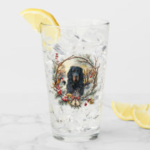 Gordon Setter Christmas Joy – Seasonal Dog Art