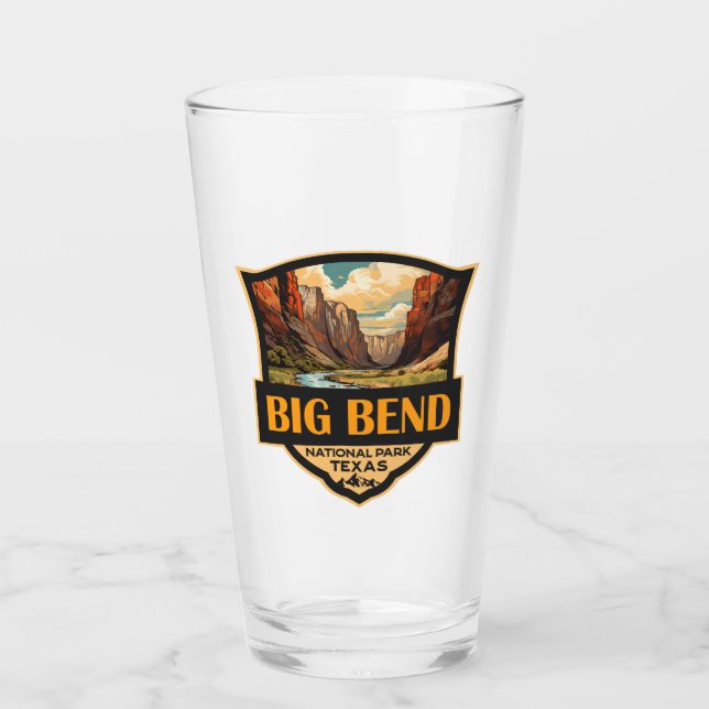 Verre Grand Bend National Park Illustration Insigne Rétr (Devant)