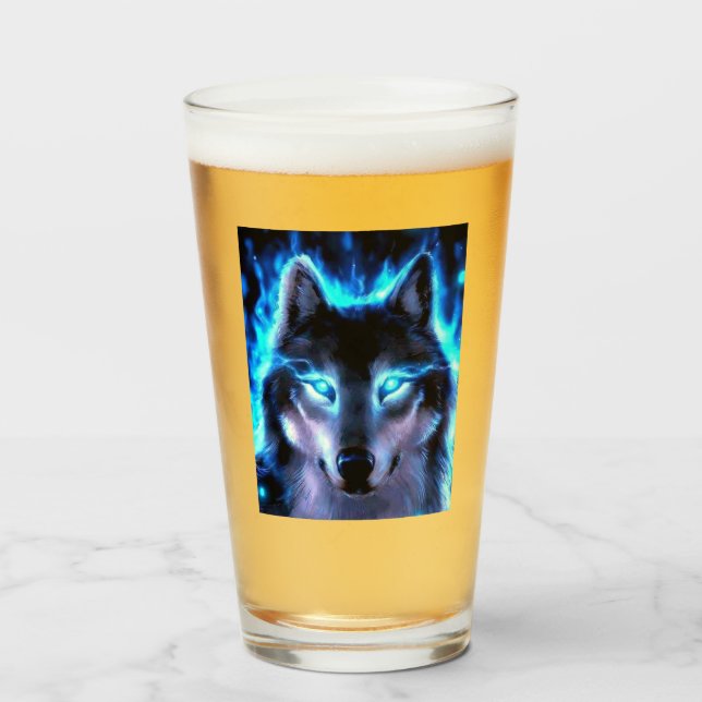 Verre Grand Esprit du Loup (Devant (rempli))