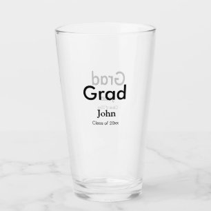 Verre grand garçon ajouter nom félicitations date année 
