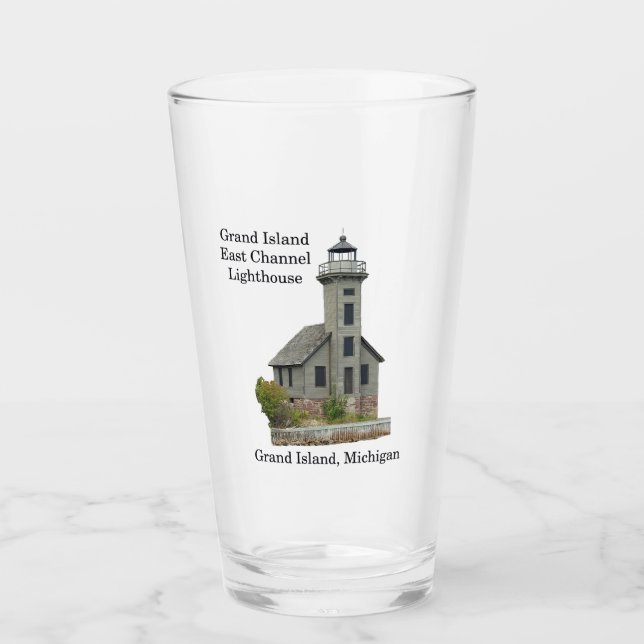 Verre Grand Island East Channel Lighthouse (Devant)