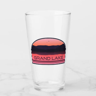 Verre Grand Lake Colorado Red Sunrise