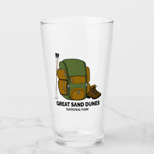 Verre Grand sac à dos du parc national des dunes de sabl