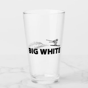 Verre Grand Sauteur de Ski de Big White en Colombie-Brit
