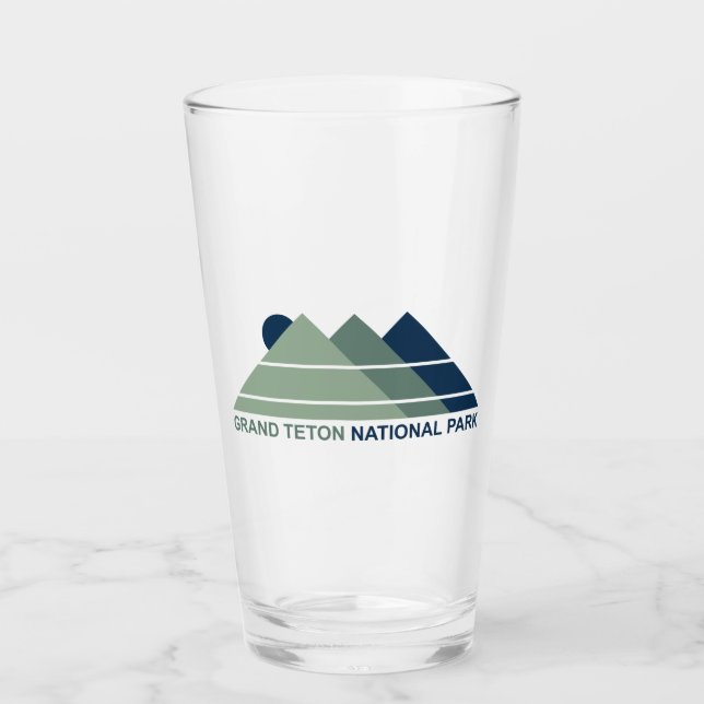 Verre Grand Teton National Park Mountain Sun (Devant)