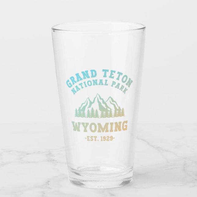 Verre Grand Teton National Park Wyoming États-Unis (Devant)