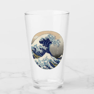Verre Grande vague Kanagawa peinture japonaise