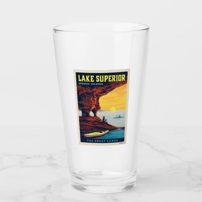 Verre Grands Lacs | Lac Supérieur (Devant)
