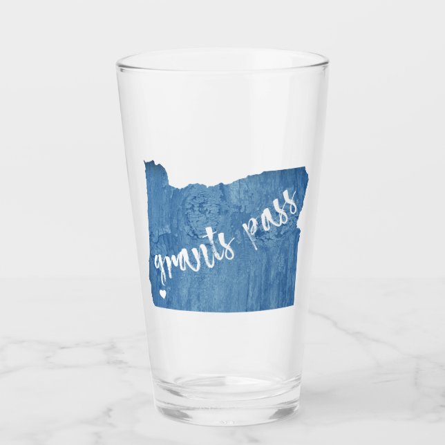 Verre Grant Pass Grain de bois de l'Oregon (Devant)