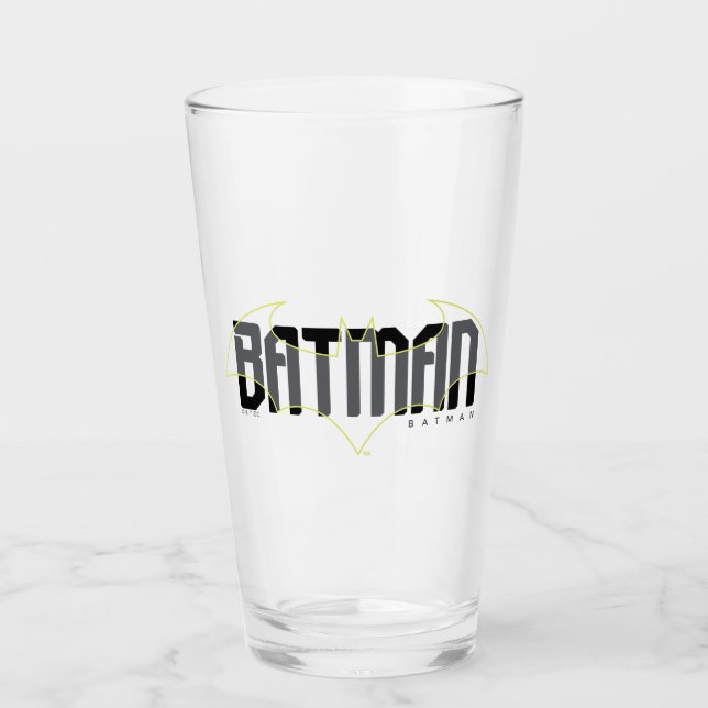 Verre Graphique de nom haute technologie Batman (Devant)