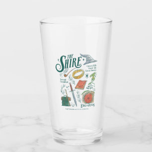 Verre Graphisme du collage aquarelle THE SHIRE™