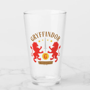 Verre GRAYFFINDOR™ Maison double Lion épée graphique