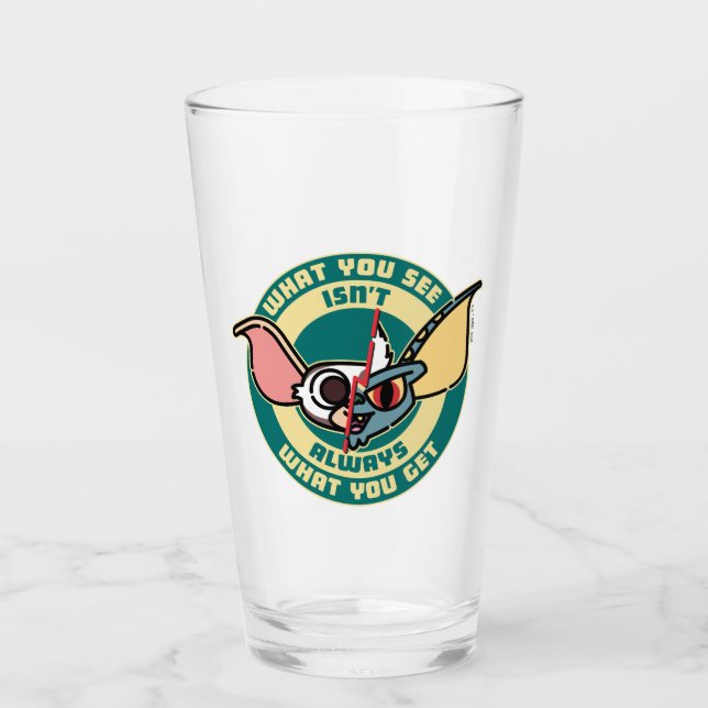 Verre Gremlins | Ce que vous voyez n'est pas toujours ce (Devant)