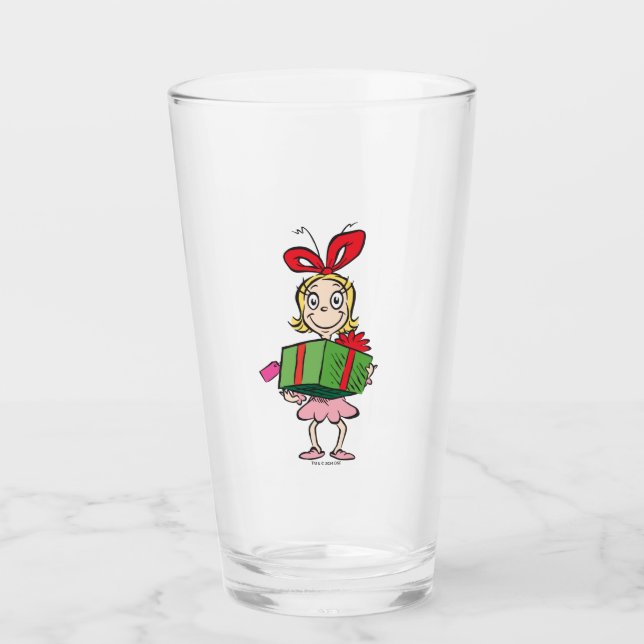 Verre Grille | Cindy-Lou Qui - Tenant Présent (Devant)