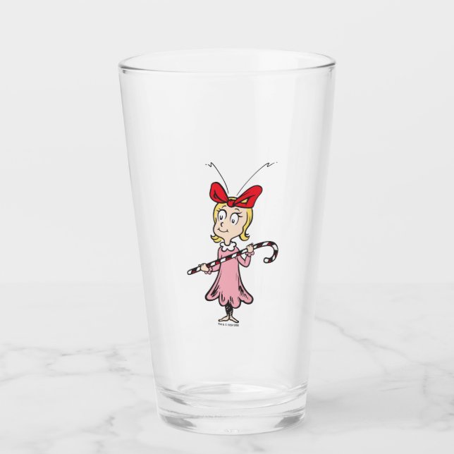 Verre Grille | Cindy-Lou Qui - Tenir un Sucre de canne (Devant)