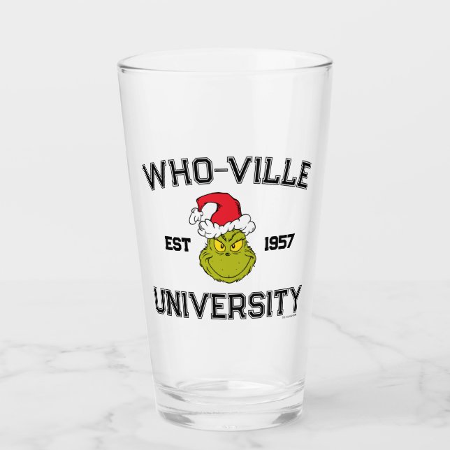 Verre Grille | Who-ville University Est 1957 (Devant)