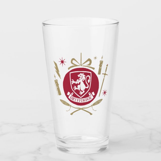 Verre GRYFFINDOR™ - Graphique Bauble de vacances (Devant)