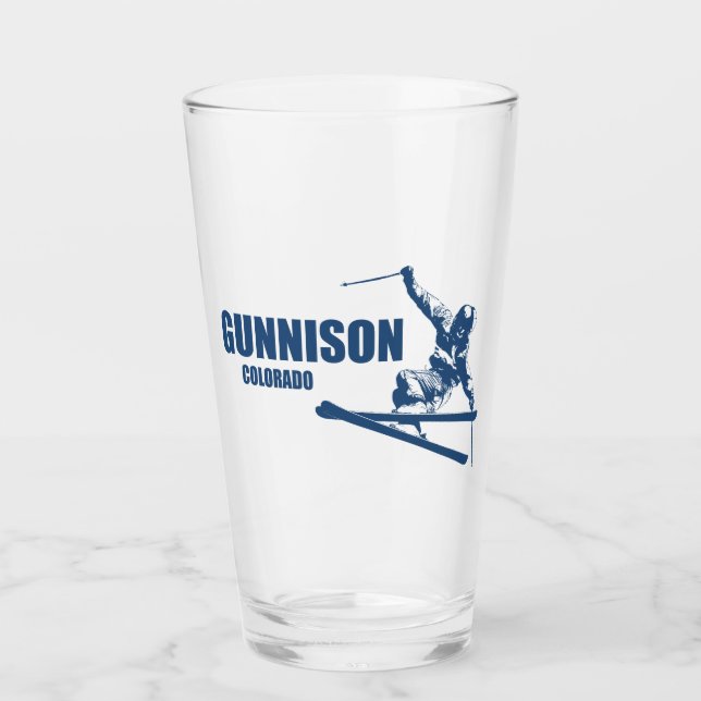 Verre Gunnison Colorado Skier (Devant)