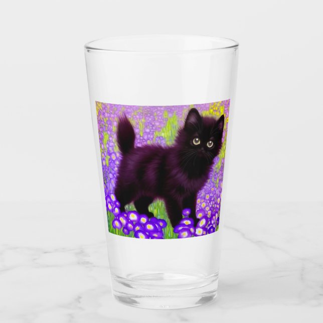 Verre Gustav Klimt Black Kitten (Devant)