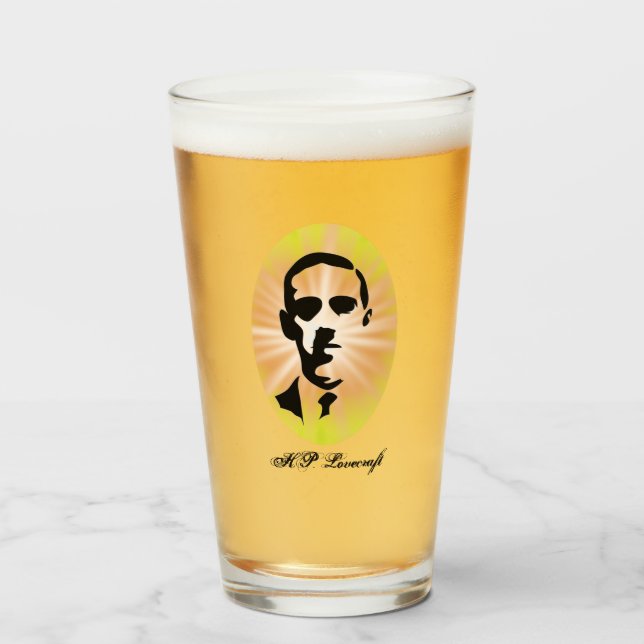 Verre H. P. Lovecraft (Devant (rempli))
