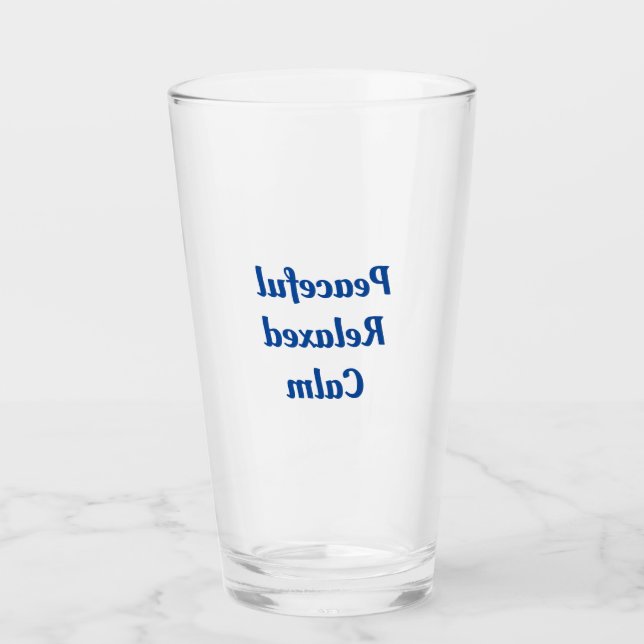 Verre HADO Water Glass ! Peaceful (Devant)