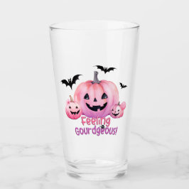 Verre Halloween rose