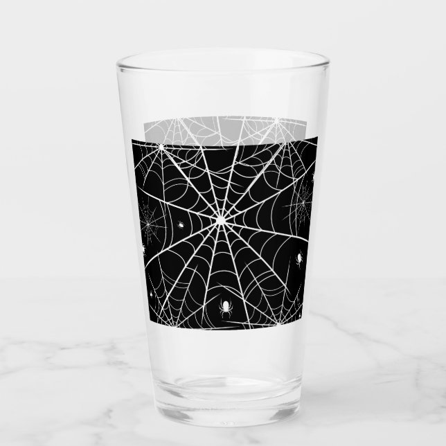 Verre Halloween Spider Web (Devant)