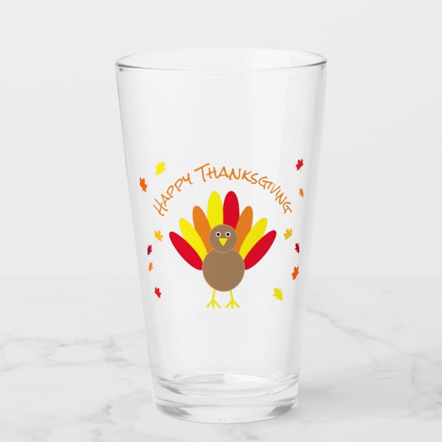 Verre Happy Thanksgiving (Devant)