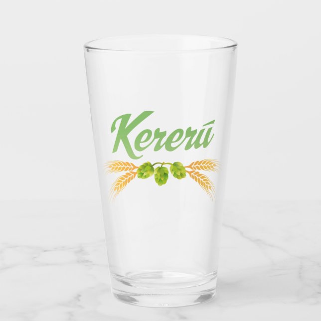Verre Haricots et orge de Kereru (Devant)