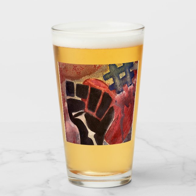 Verre #Hashtag ça (Devant (rempli))