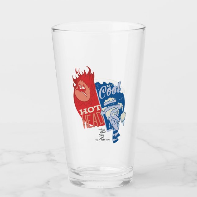 Verre Heat Miser Hot Head & Snow Miser M. Cool (Devant)