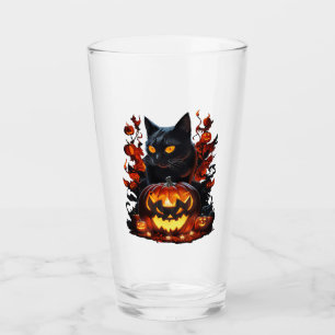 Verre Hex, le T-shirt chat noir Halloween