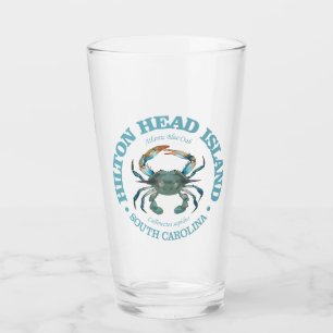 Verre Hilton Head (crabe bleu)