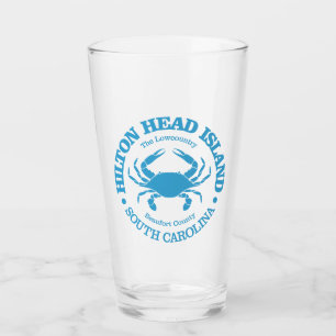 Verre Hilton Head Island (crabe)
