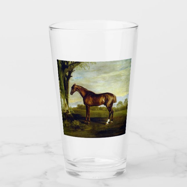 Verre Hippocampe de châtaignier dans un paysage (George  (Devant)