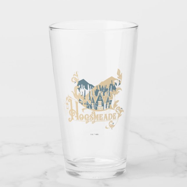 Verre HOGSMEADE™ Vintage Village Graphique (Devant)