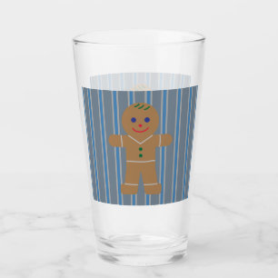 Verre Homme de pain d'épices amusant et fantaisiste