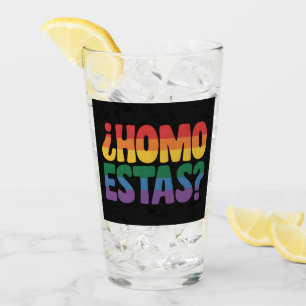 Verre Homo Estas Drôle Espagnol Mexicain Gay Ally LGBTQ
