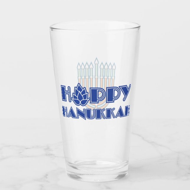 Verre Hoppy Hanoukka (Devant)