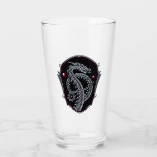 Verre HOUSE of the Dragon   Silver Dragon Crest