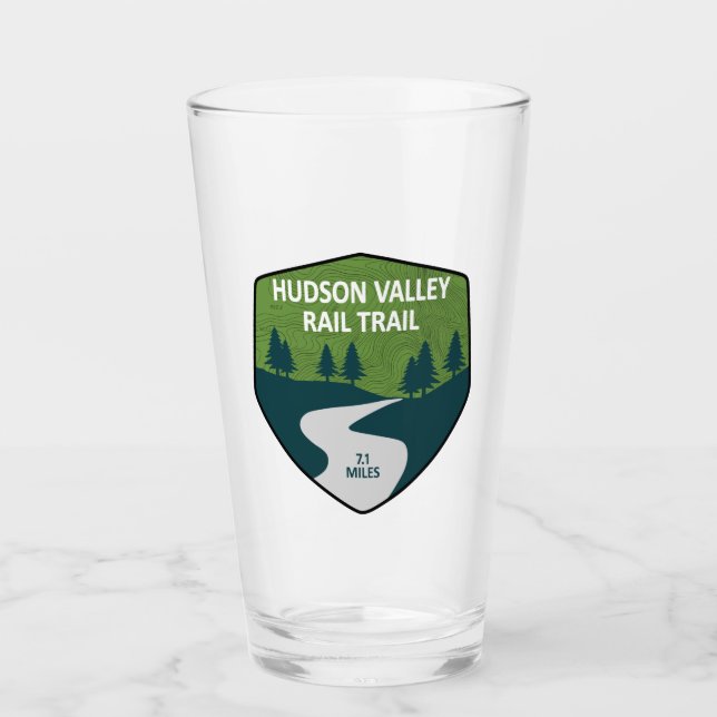 Verre Hudson Valley Rail Trail New York (Devant)