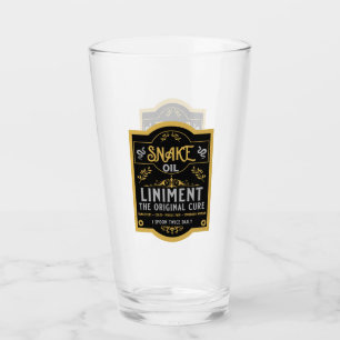 Verre Huile de serpent blanc sauvage de Cowboy