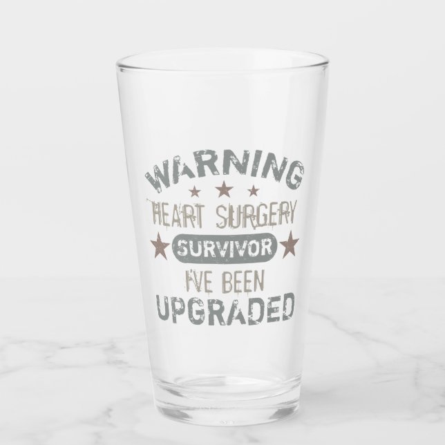 Verre Humour de chirurgie cardiaque amélioré (Devant)
