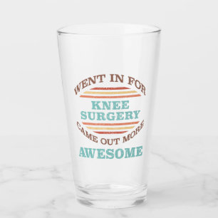Verre Humour de récupération de chirurgie du genou