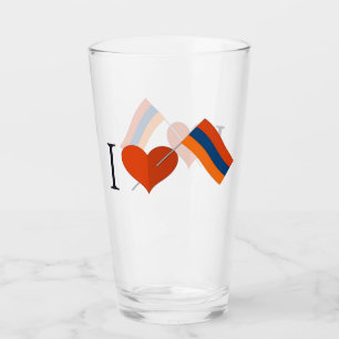 Verre I Love Armenia Glass Cup