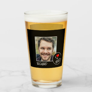 Verre I Love My Bro, Custom Photo - Personnalisé