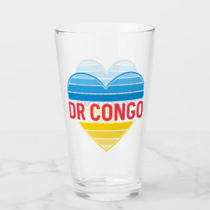 Verre I Love RD Congo, Congo-Kinshasa Coeur